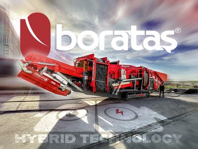 Hybrid Technology:
Boratas mobile crushers operate with an integrated hybrid diesel&ndash;electric drive system, combining electric efficiency with an onboard diesel generator. This configuration reduces fuel consumption, lowers maintenance needs, and enables independent operation on powered and remote sites.