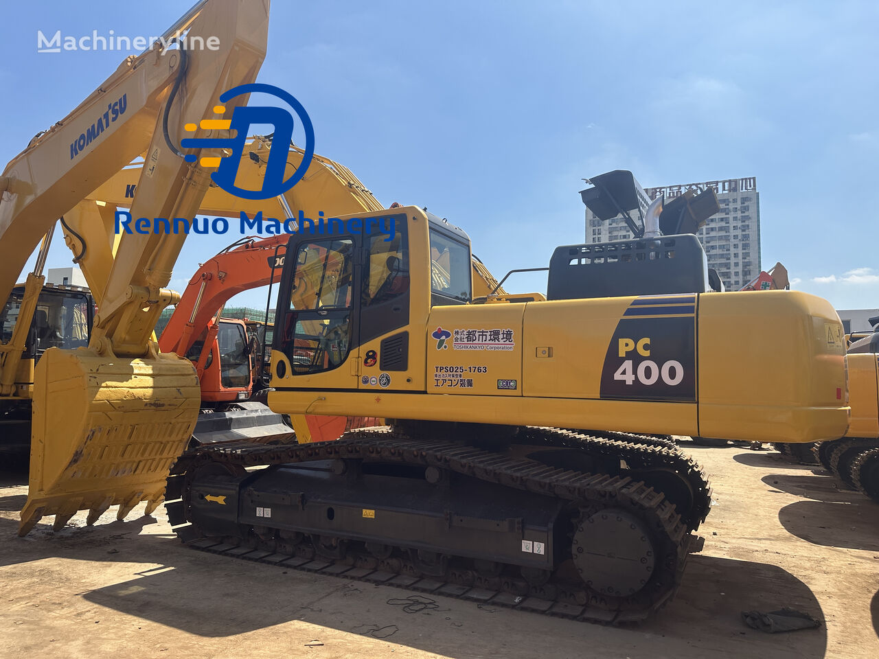 escavadora de rastos Komatsu PC400-8