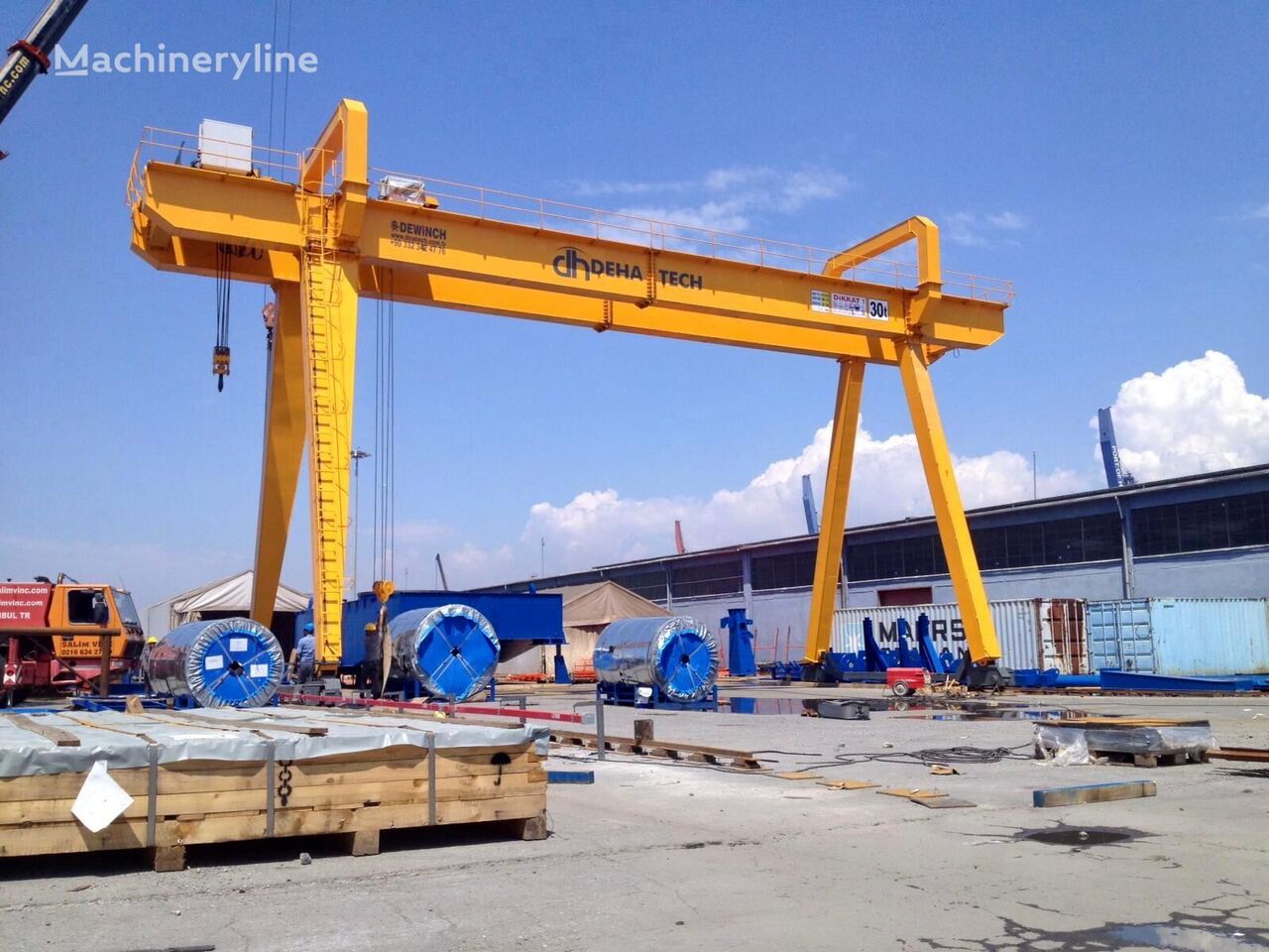 grua de pórtico Dewinch 50 TONS GANTRY CRANE BRAND NEW QUALITY DOUBLE BEAM GANTRY CRANE novo