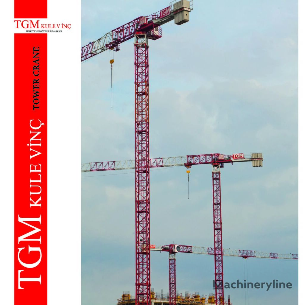 grua de torre TGM GRT52 6 Ton novo