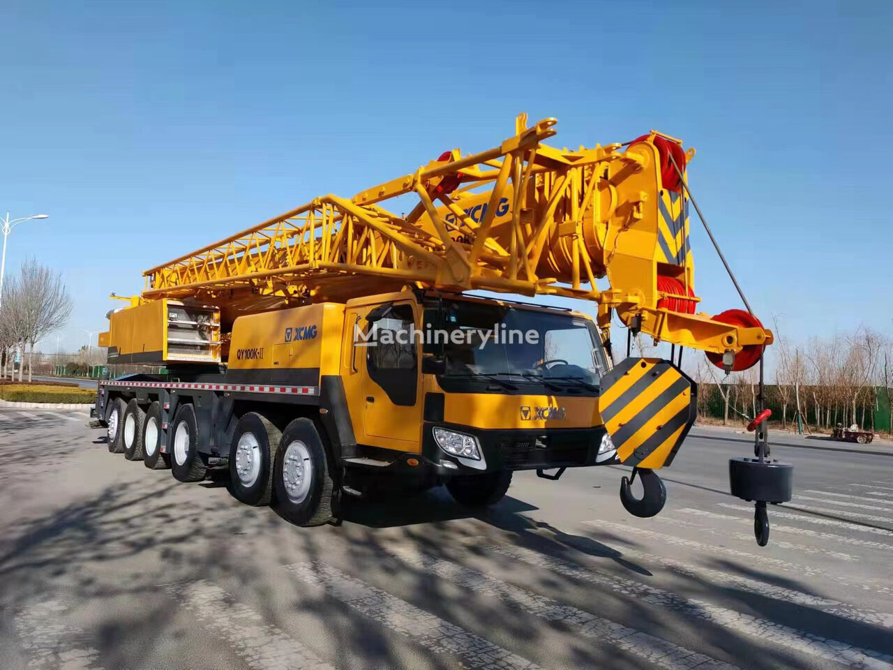 grua móvel XCMG QY100K-II 100 ton truck crane